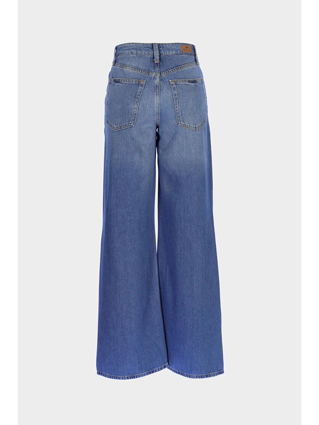 Weslie Açık Mavi Yüksek Bel Fermuarlı Yırtıklı Jean Pantolon C 4530-224-1