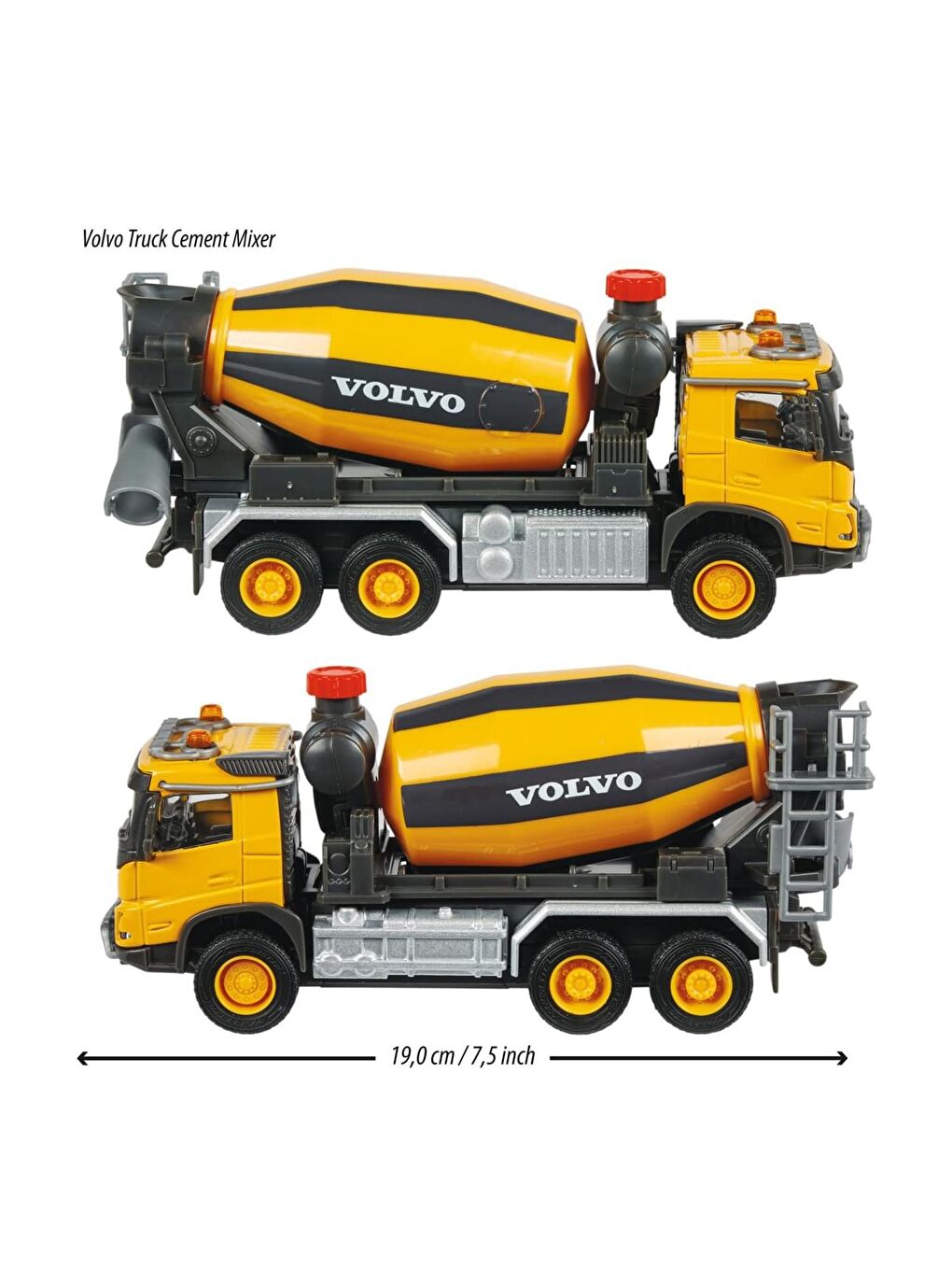 Lisanslı Volvo Beton Mikseri Şantiye Aracı Işıklı ve Sesli 213723002-3