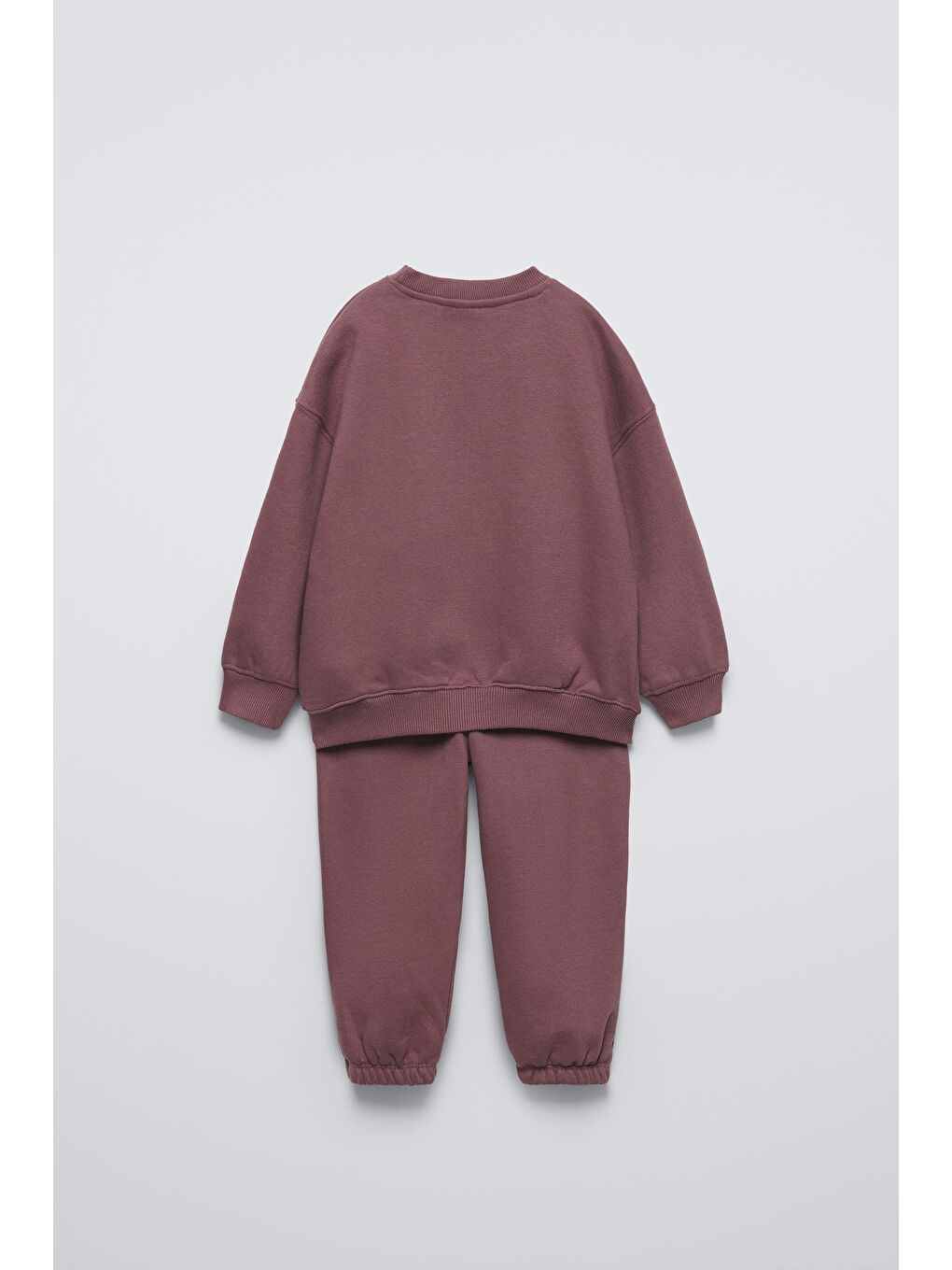 Kırmızı Erkek Çocuk Pamuklu New York Baskılı Sweatshirt Eşofman Takım-2