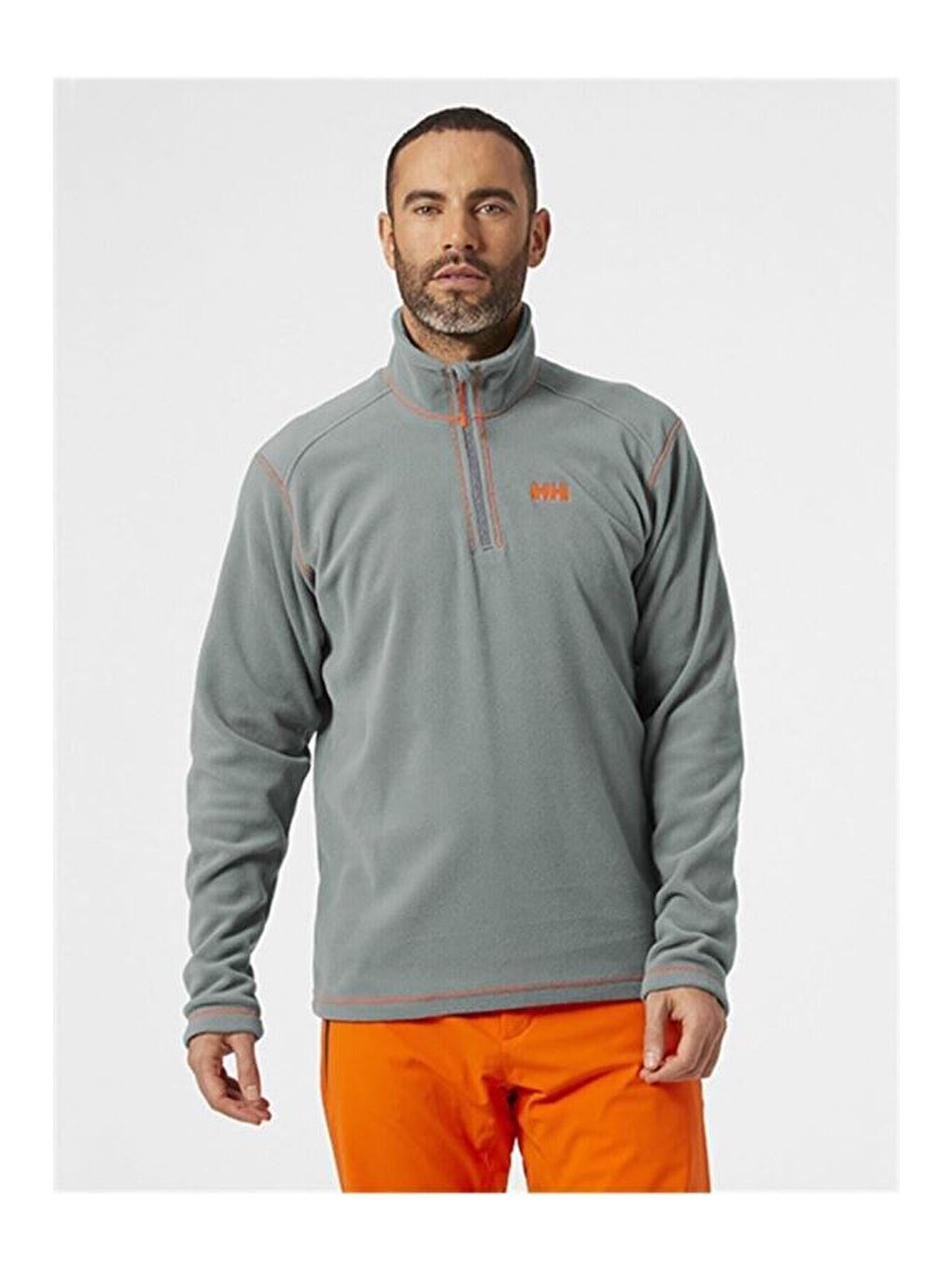 Helly Hansen Hh Mount Fleece Gri Yarım Fermuarlı Erkek Polar HH..12001HHA.591 - 1