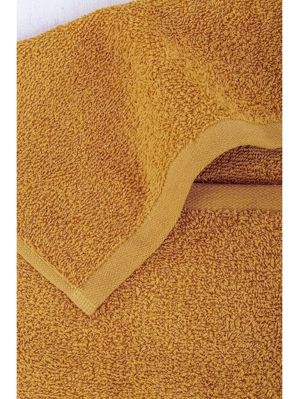 Kahverengi Bouquet Çantalı 4'lü El Havlusu Acı Kahve-Hardal-1