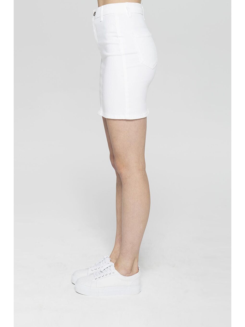 Janie Beyaz  Mini Jegging Etek C 4520-016-3