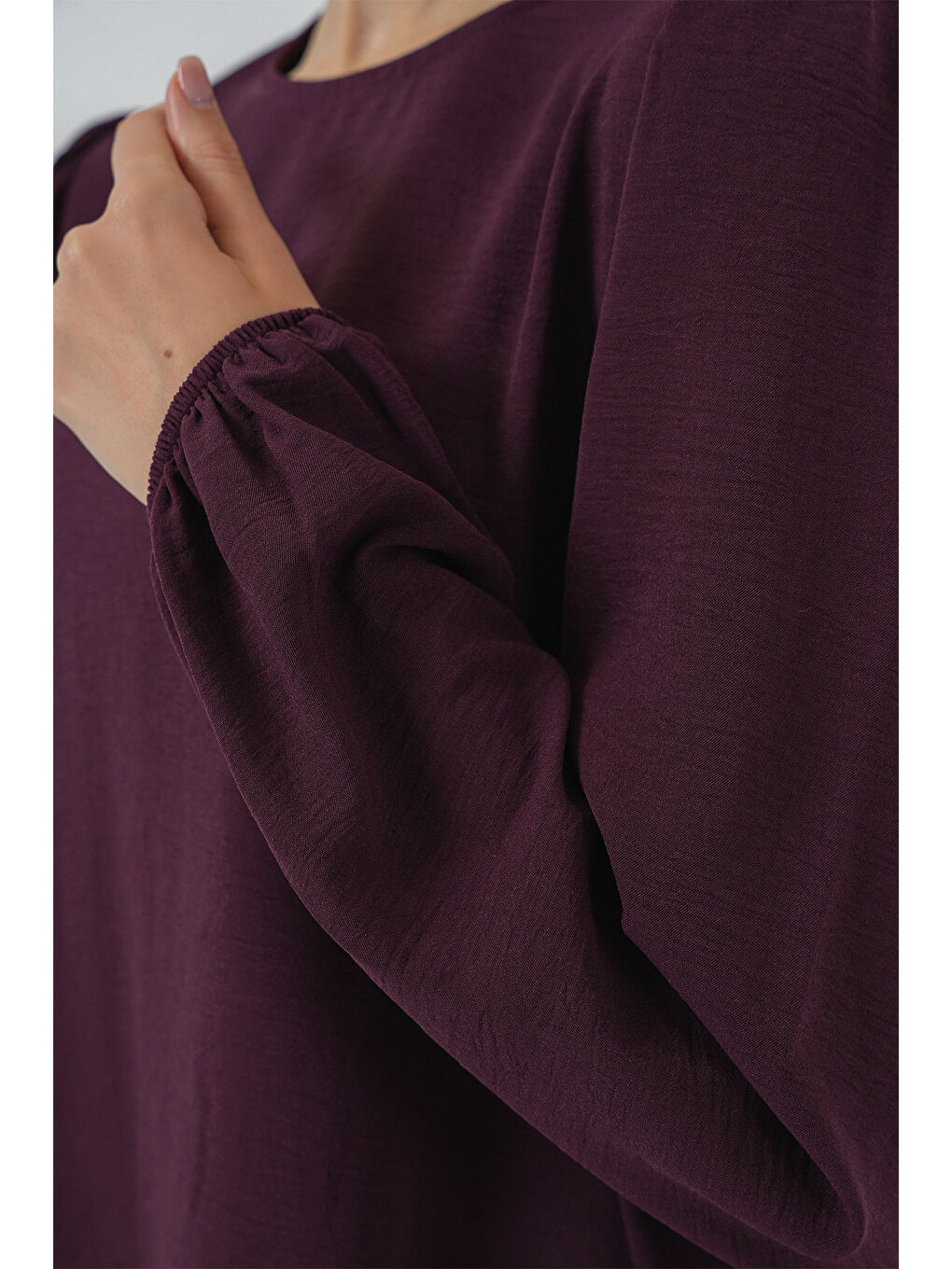 Ayrobin Tunik Pantolon Alt Üst Takım 6712 - Mürdüm-4