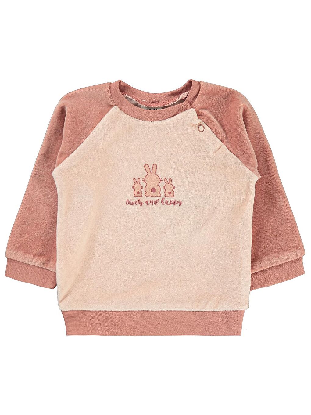 Baby Kız Bebek Sweatshirt 3-18 Ay Pembe