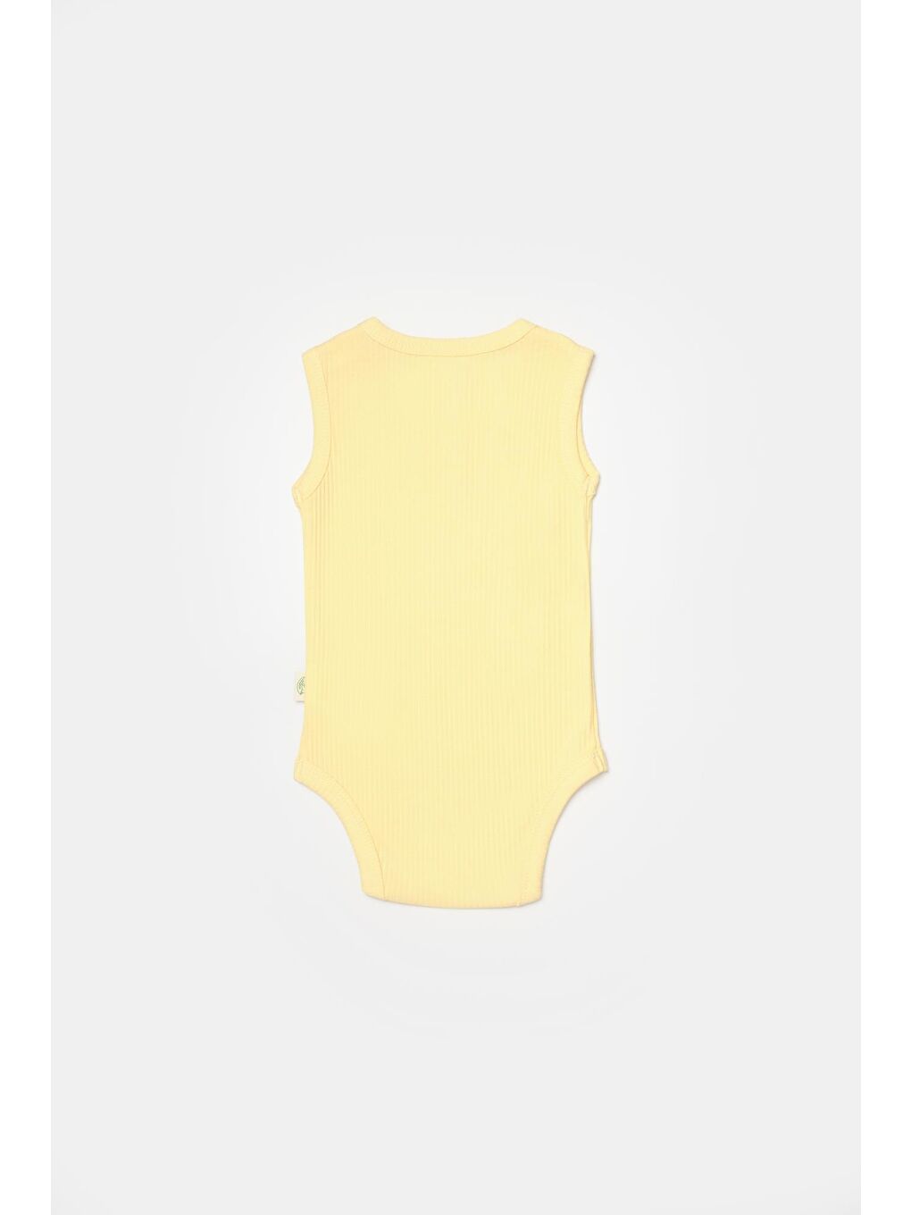 Sarı Bebek 2 Parça Kolsuz Body, %50 Bambu - %50 Organik Pamuk, Bebek ve Yenidoğan Serisi - CSYB9013-3
