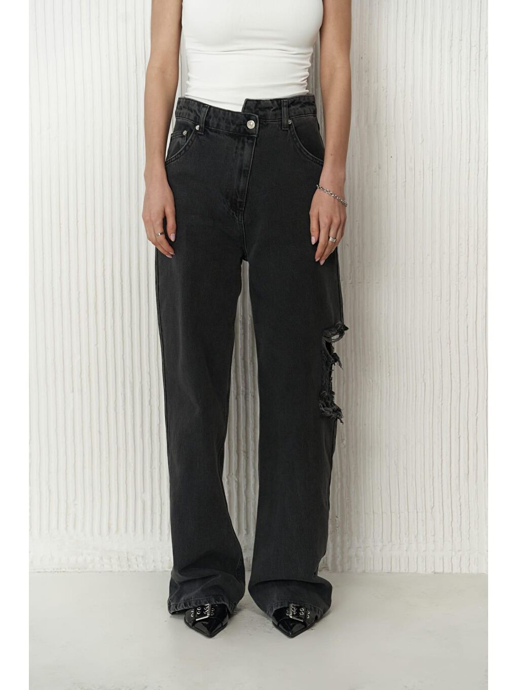 Dita Siyah Jean Pantolon-4