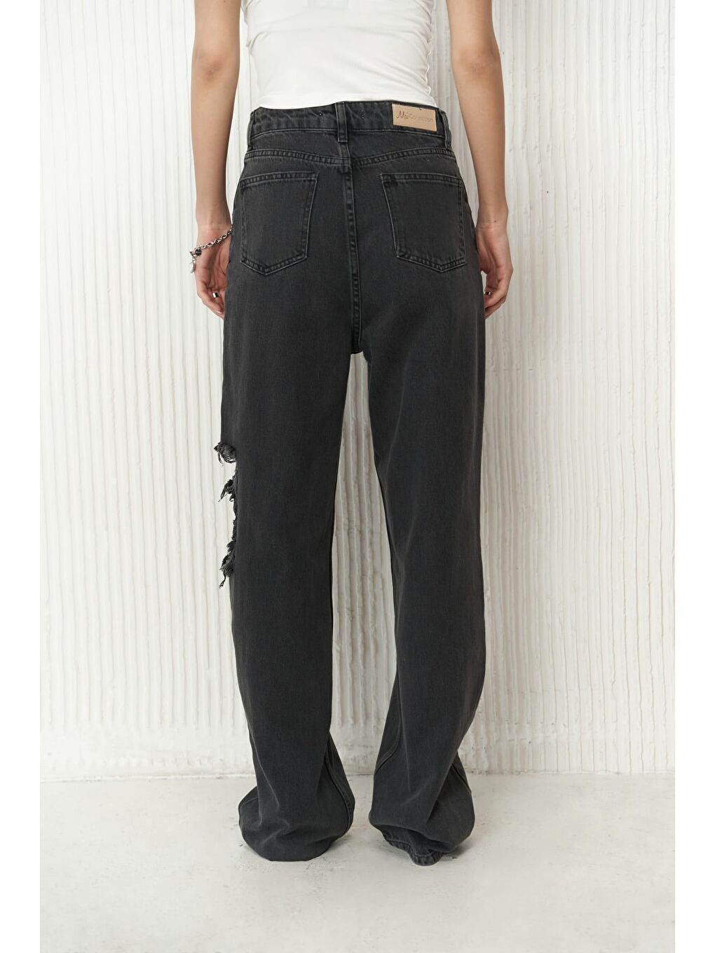 Dita Siyah Jean Pantolon-5