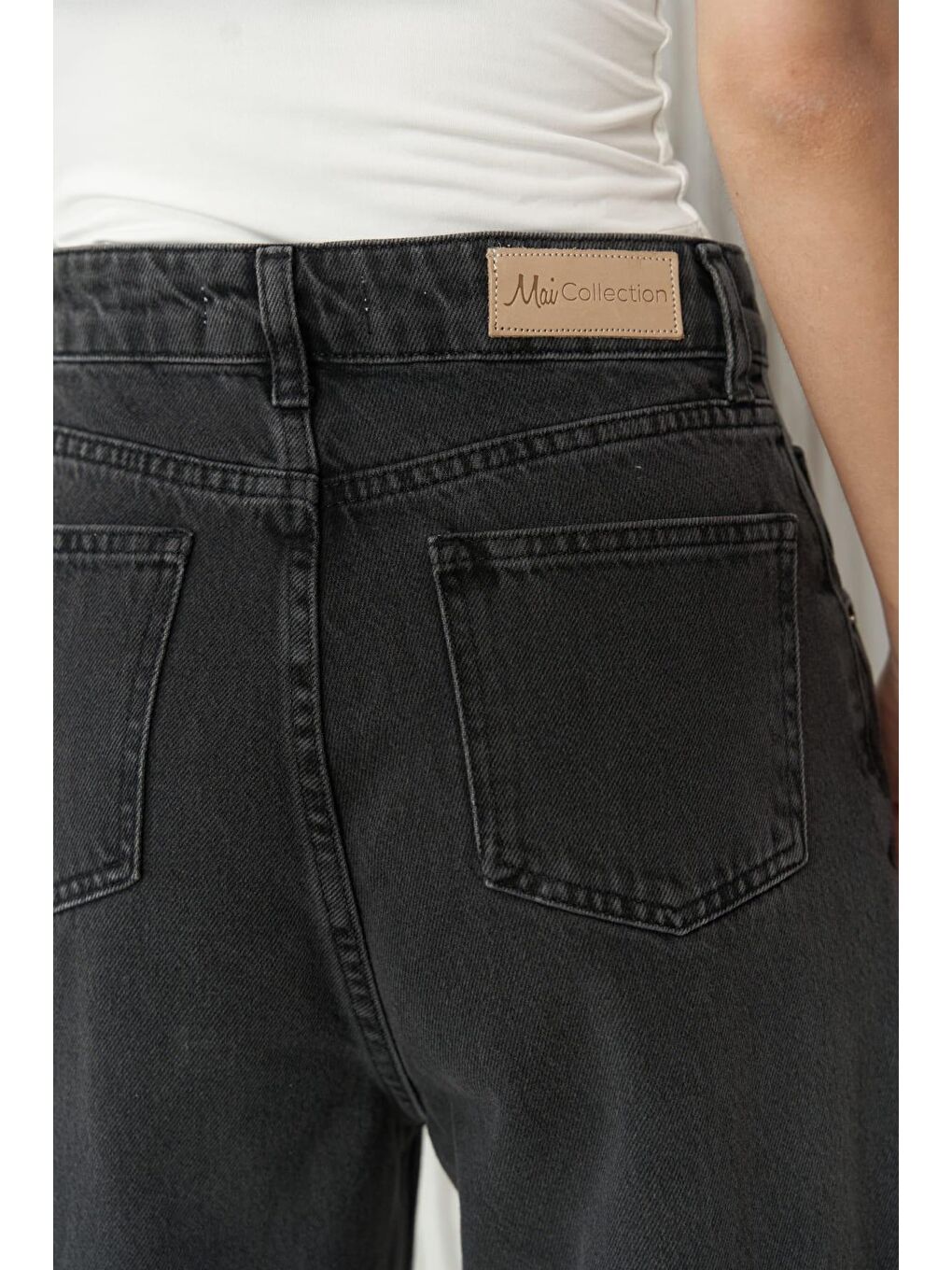 Dita Siyah Jean Pantolon-6