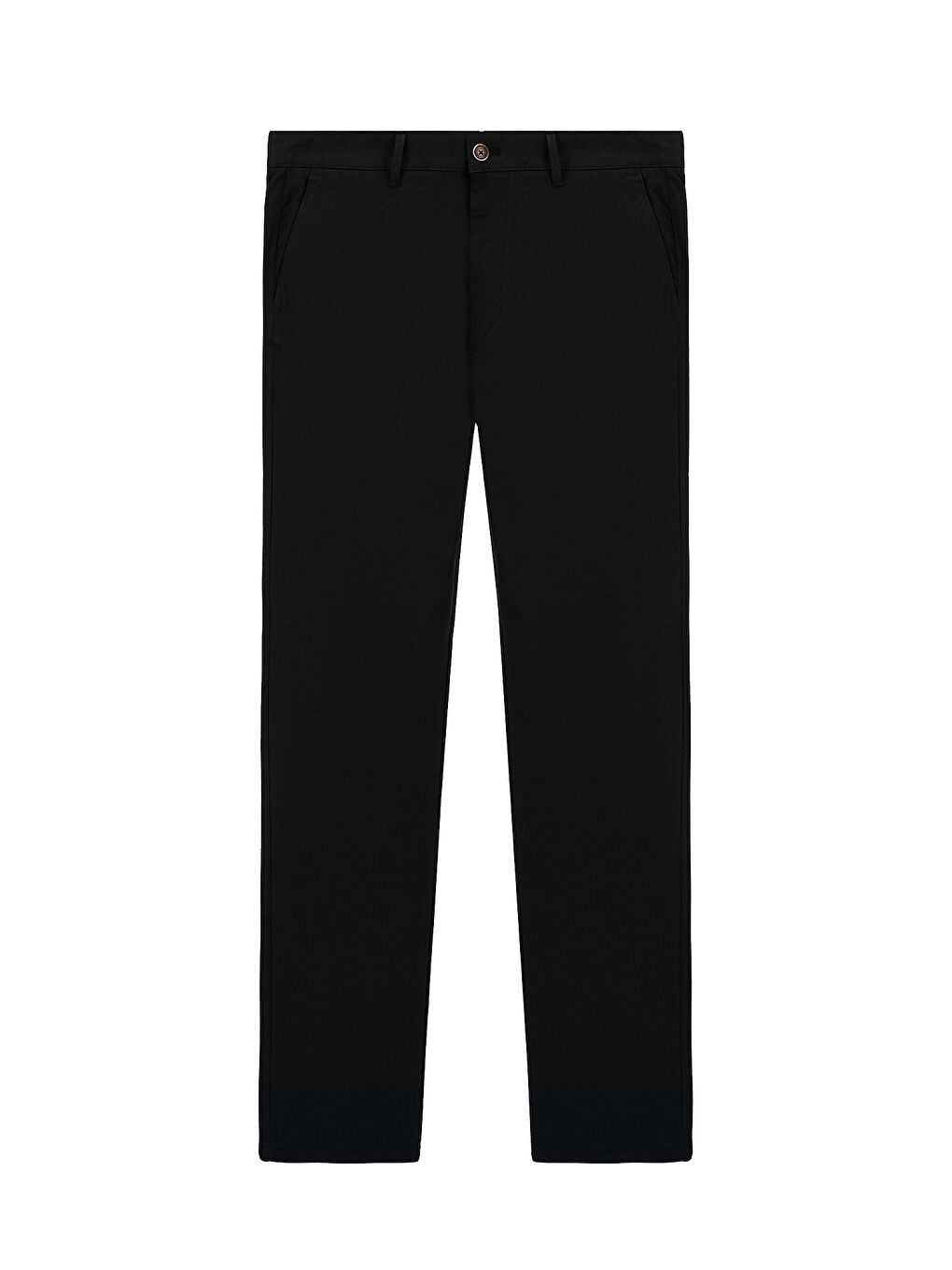 Siyah Regular Fit Elastanlı Kanvas / Chino Pantolon-5