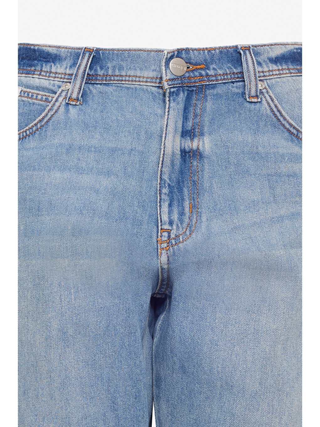 Regular Fit Normal Kesim Normal Bel %100 Pamuk Açık Mavi Jean Şort-6