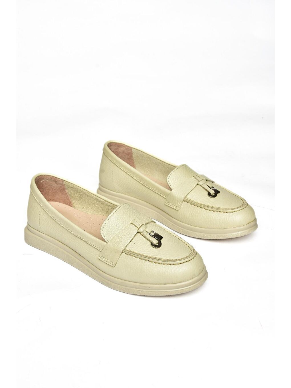 P5550141 Bej Kadın Ayakkabı-2