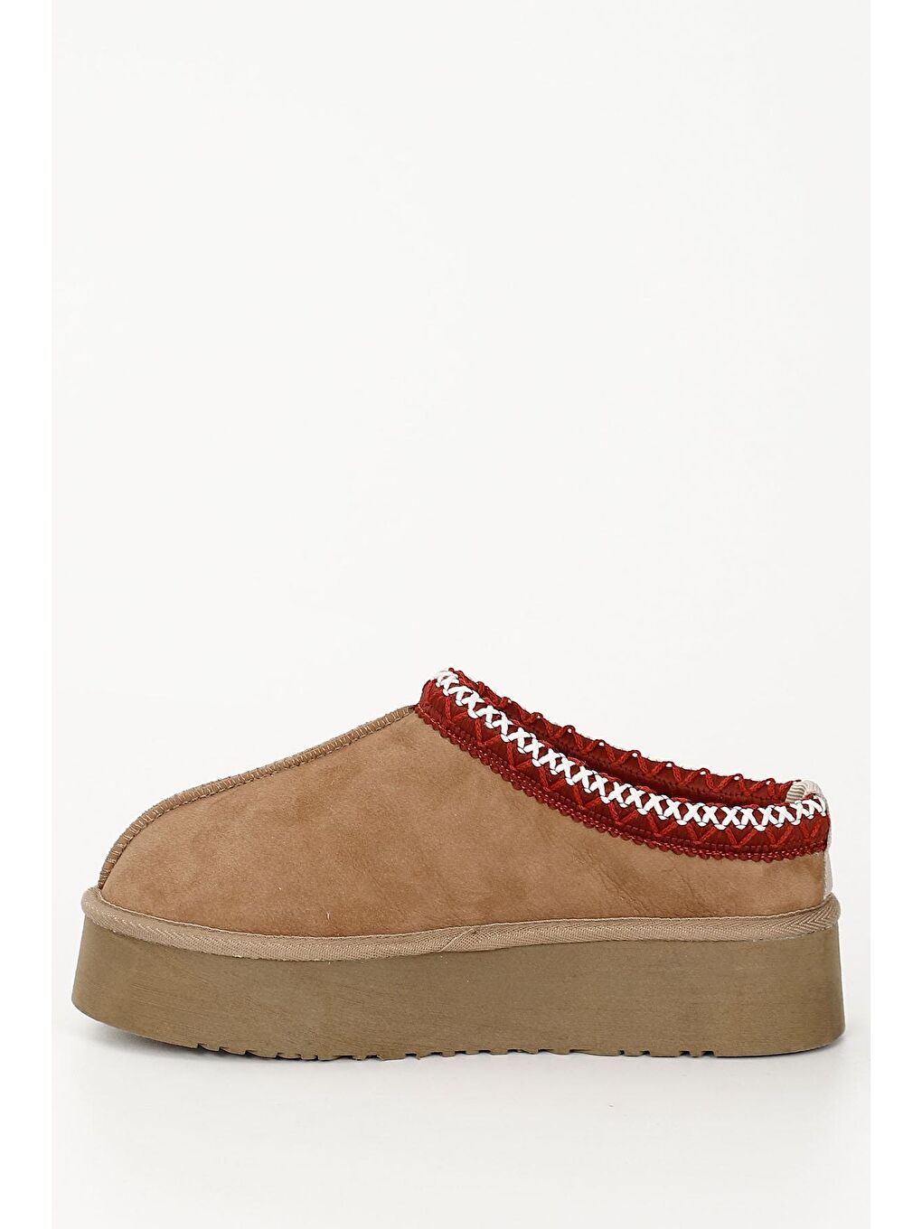 Kahverengi TABA  W Tazz Kalın Tabanlı Hakiki Deri Süet Kürklü Bot 34615-5