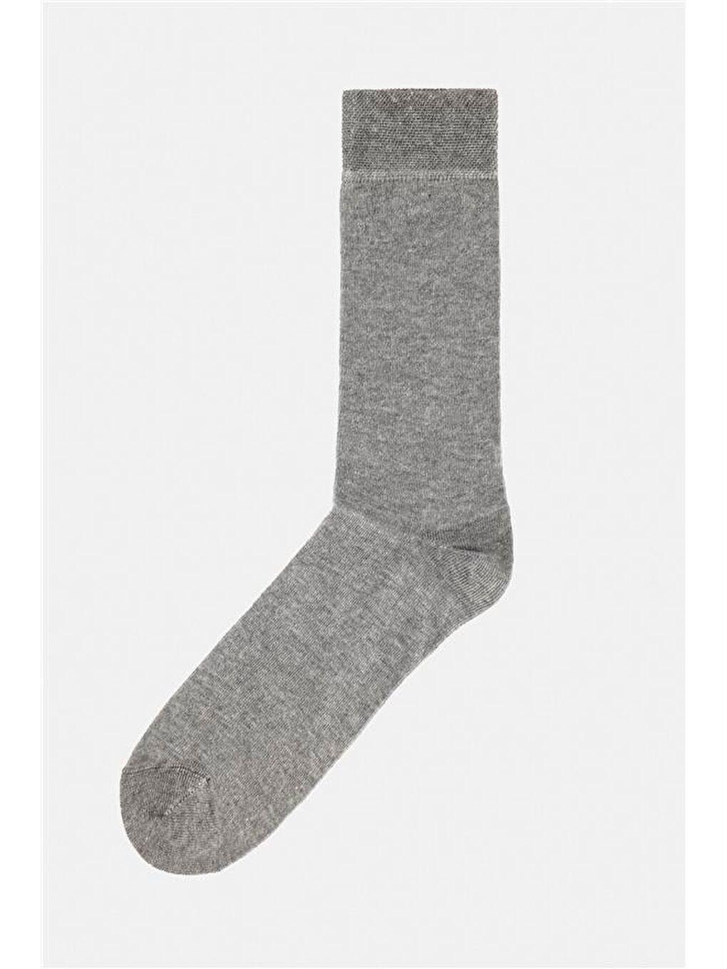 Gri Düz Çorap-1
