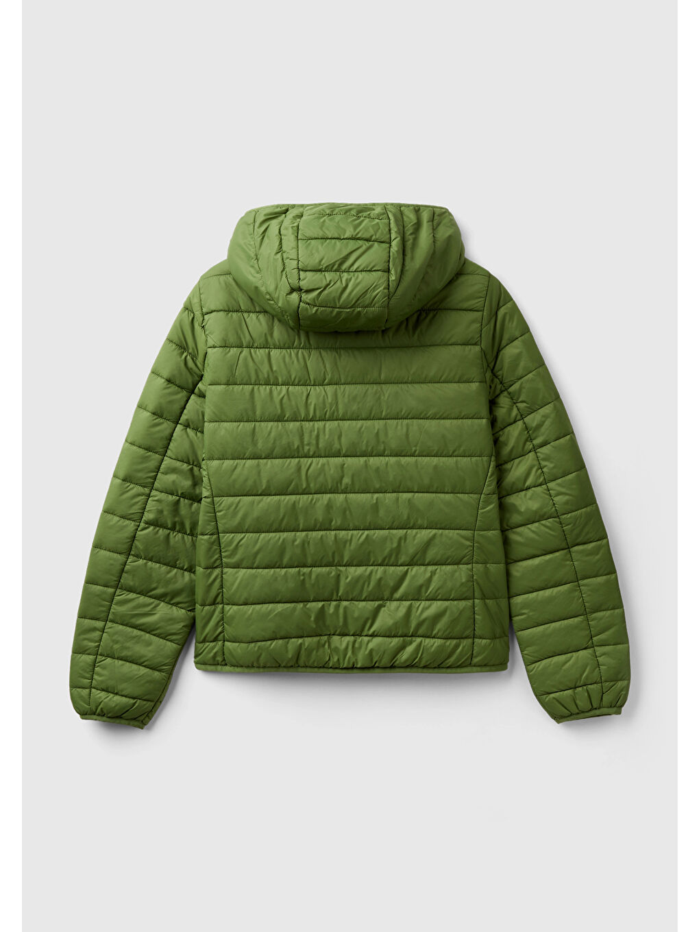 Kadın Soluk Yeşil Recycled Polyester Dolgulu  Pufa Mont-3