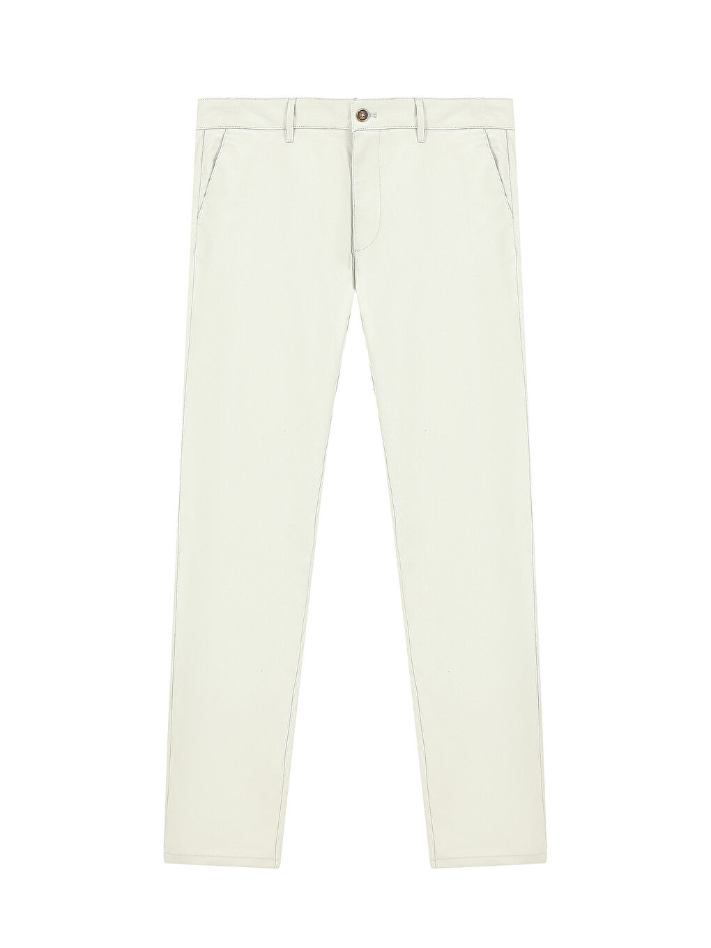 Bej Regular Fit Elastanlı Kanvas / Chino Pantolon-4