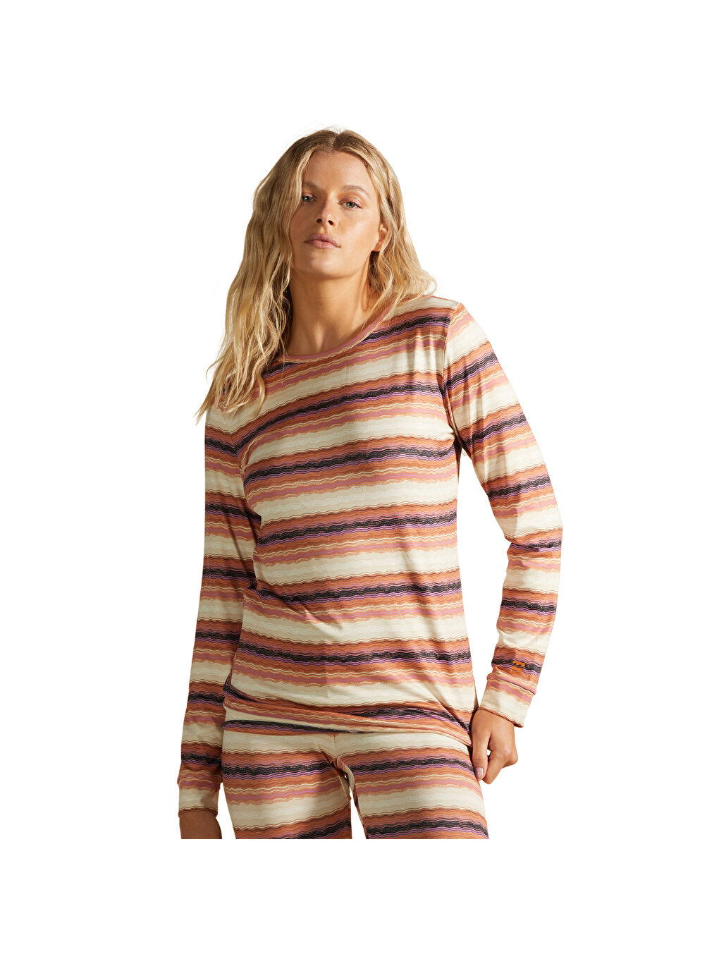 Bej Warm Up Tech Ls Kadın Turuncu İçlik Üst