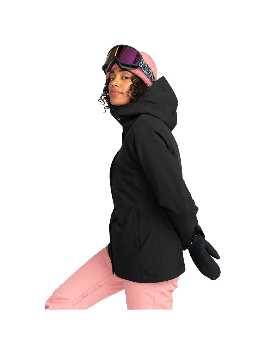 Galaxy Kadın Siyah Snowboard Ceketi-1