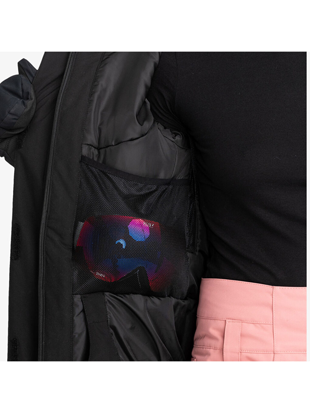 Galaxy Kadın Siyah Snowboard Ceketi-2