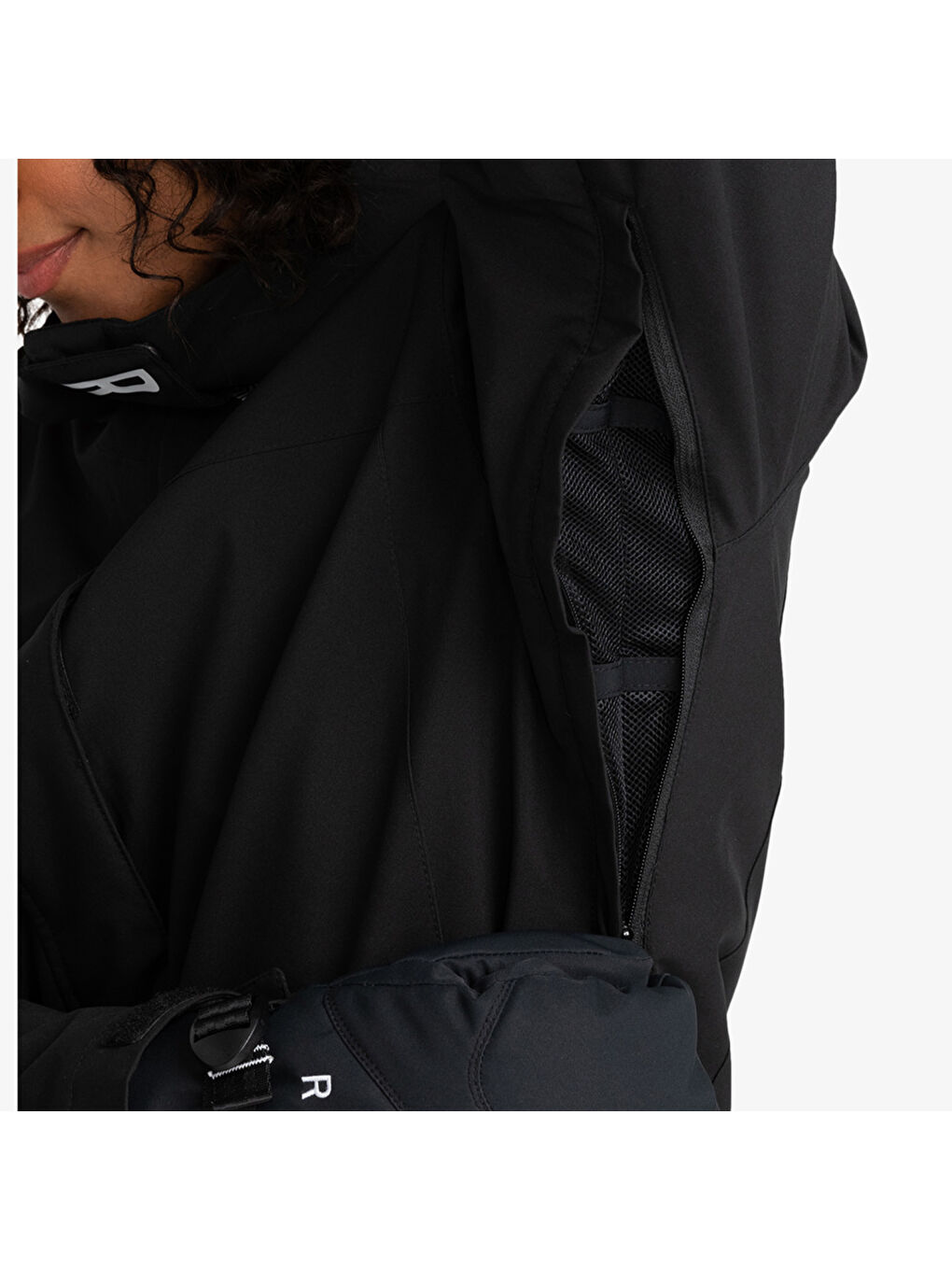 Galaxy Kadın Siyah Snowboard Ceketi-4