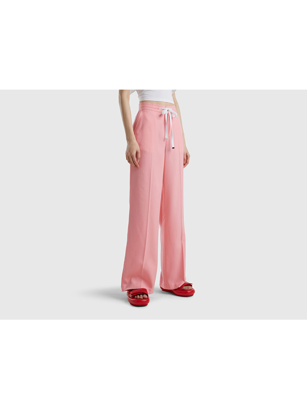 United Colors Of Benetton Pembe Kadın Pembe TROUSERS