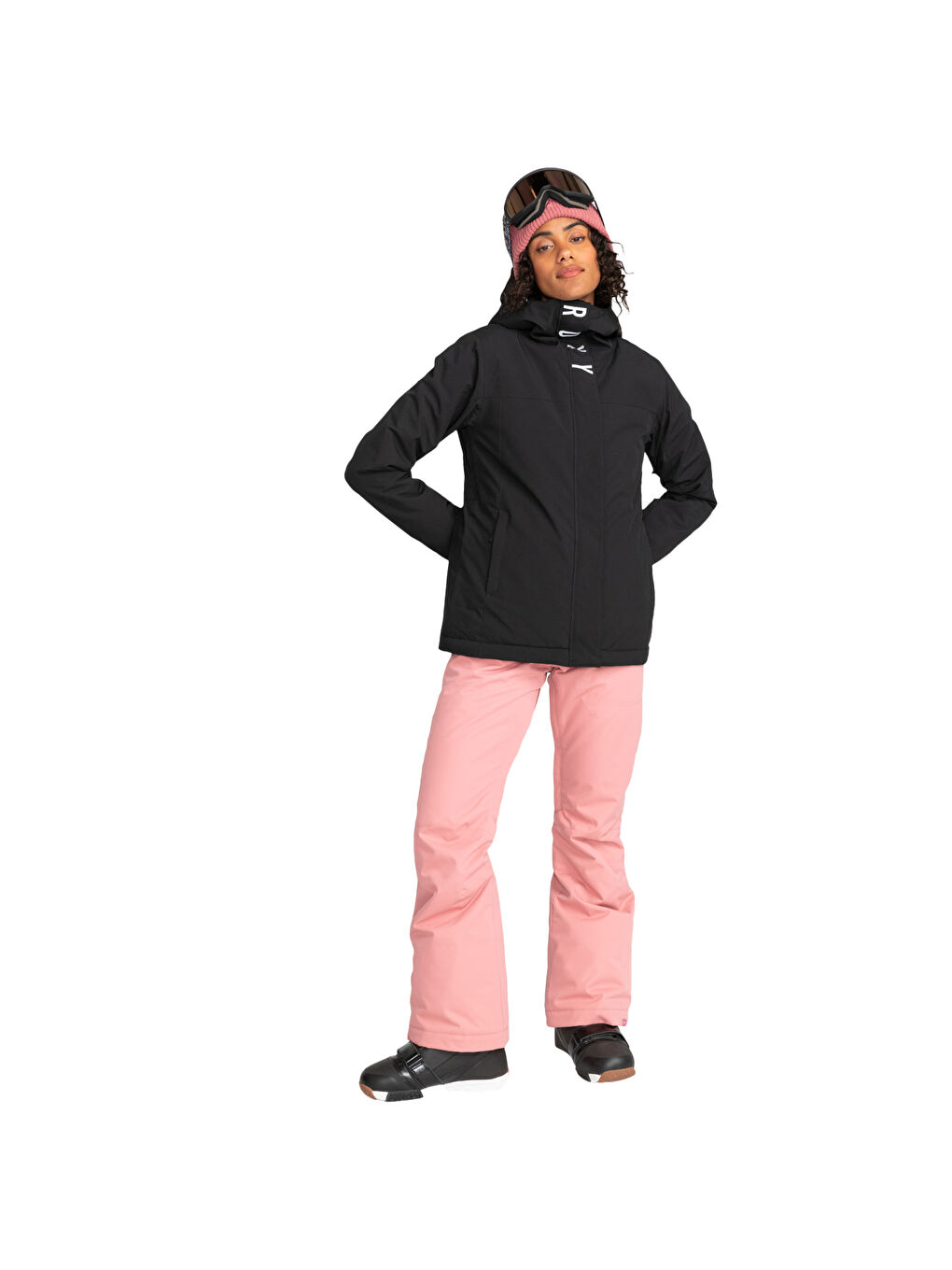 Galaxy Kadın Siyah Snowboard Ceketi-6