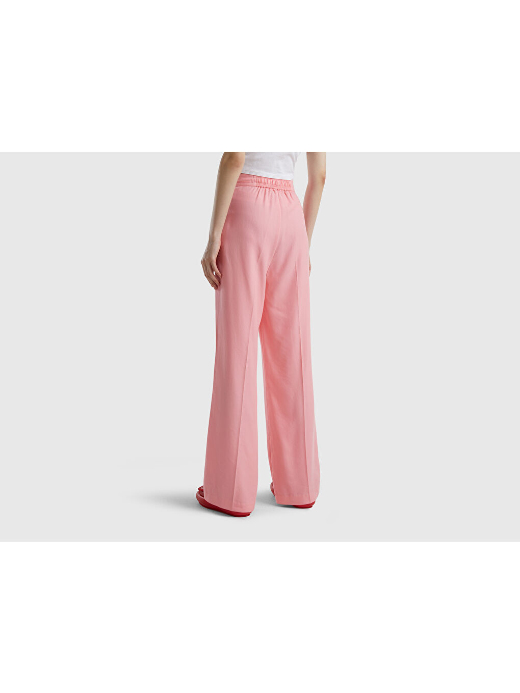 United Colors Of Benetton Pembe Kadın Pembe TROUSERS - 2