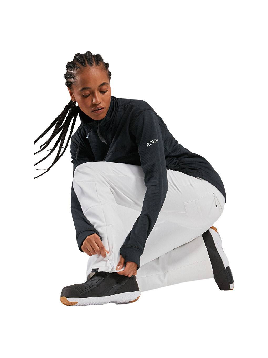 Rising High Pt Kadın Beyaz Snowboard Pantolonu-3