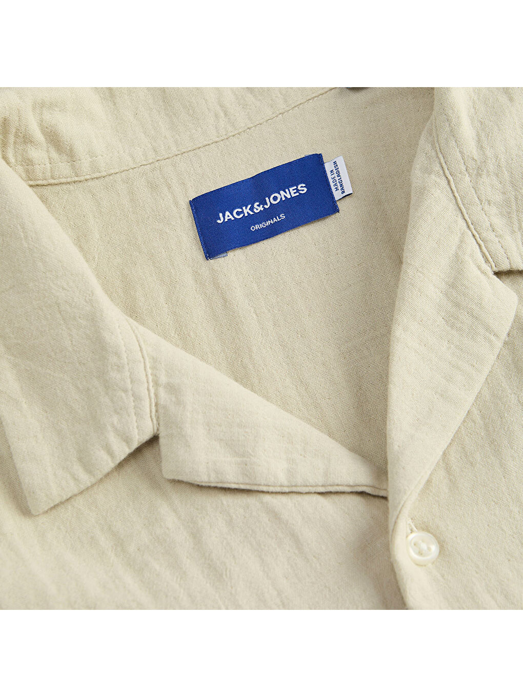 Easter Patras Resort Erkek Bej Klasik Yaka Gömlek-1