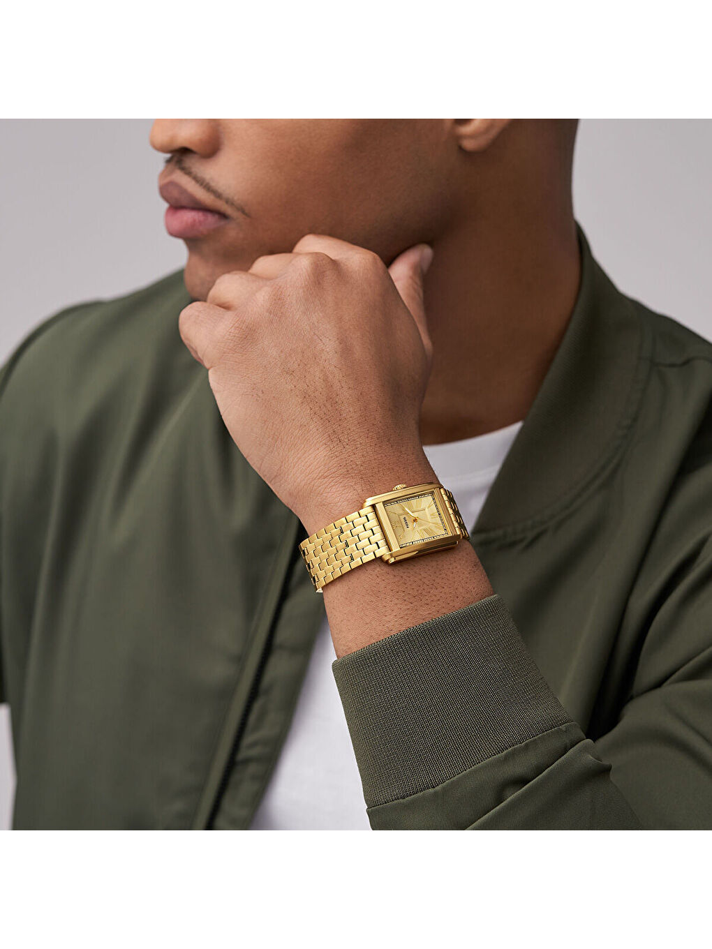 Sarı FFS6009 Erkek Kol Saati-3