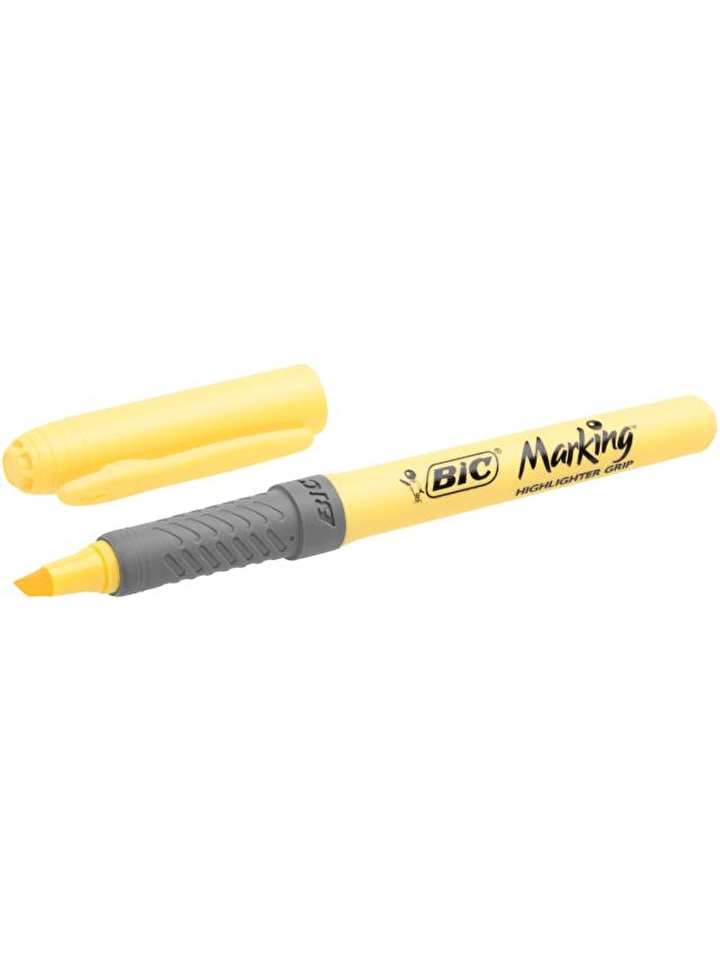 Bic Marking Highlighter Grip Kalem Tipi Fosforlu Kalem Pastel Renkler 6'lı Blister - 3