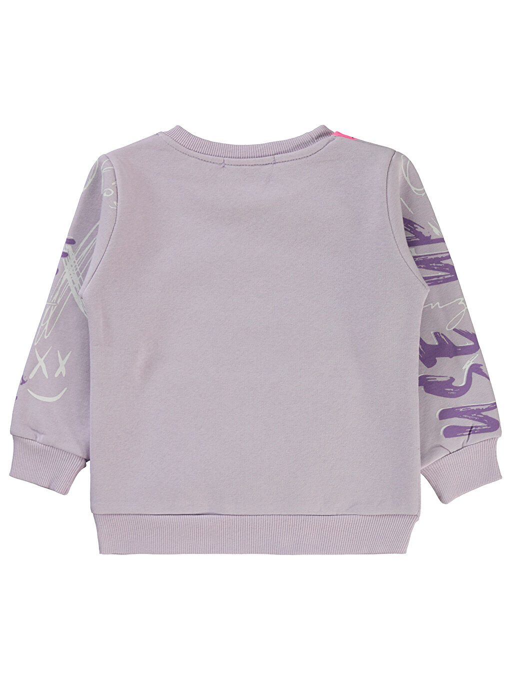 Civil Mor Girls Kız Çocuk Sweatshirt 2-5 Yaş Nazik Lavanta - 1