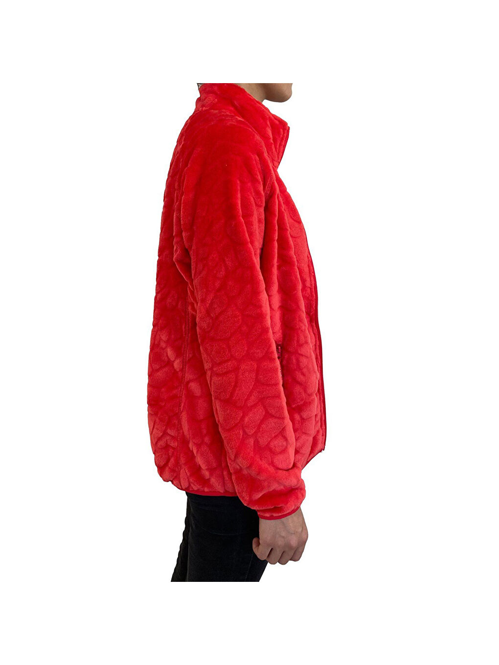 Kahverengi Touring Fz Plr Kadın Kırmızı Polar-2