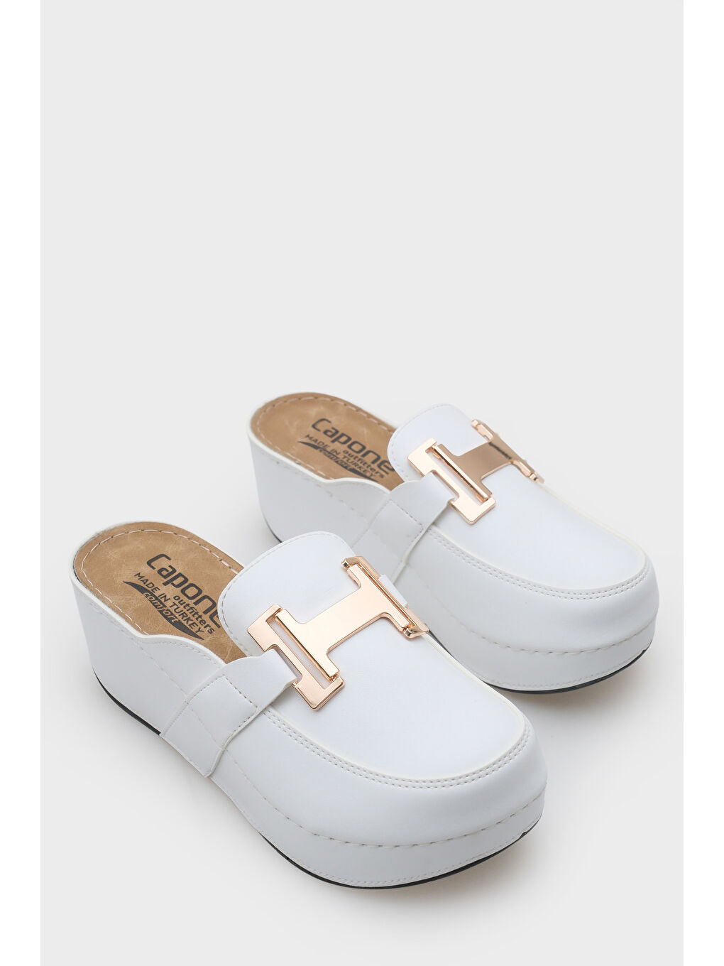 Beyaz Justin 612005 Kadın Terlik