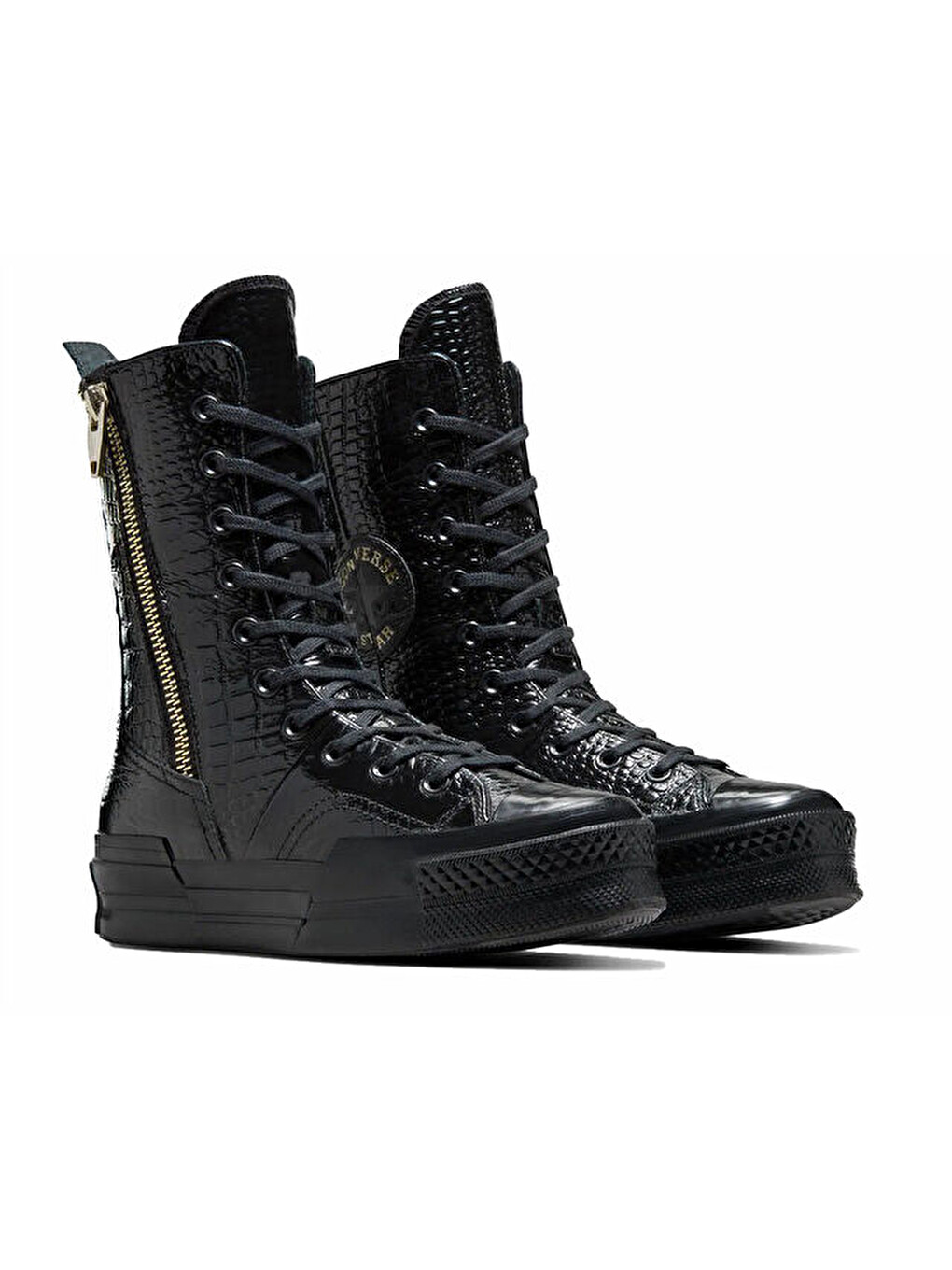 Chuck 70 Plus Kadın Günlük Ayakkabı A09381c Siyah-2