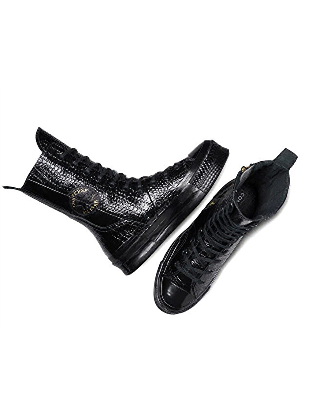 Chuck 70 Plus Kadın Günlük Ayakkabı A09381c Siyah-5