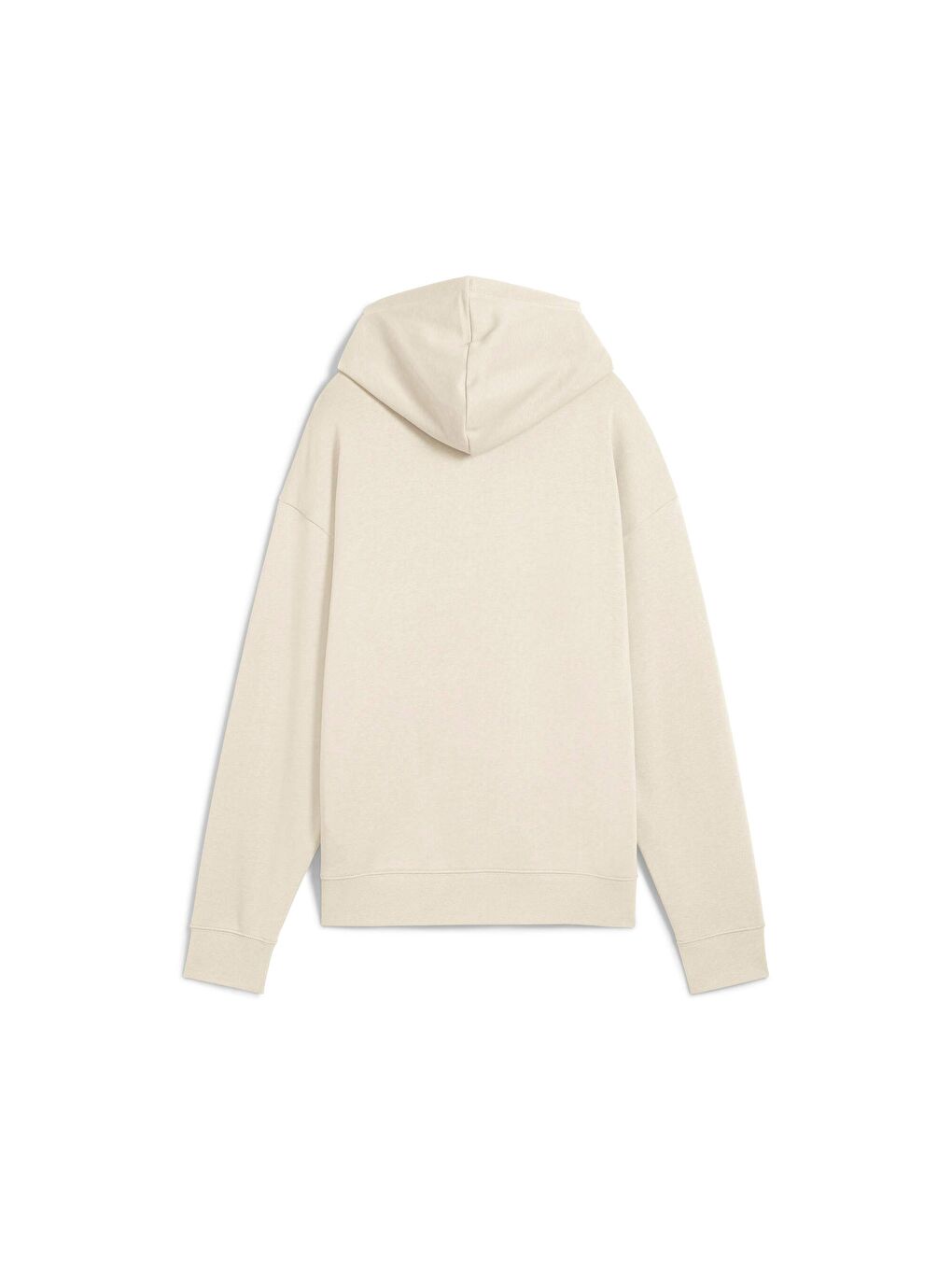 Beyaz ESS SCRIPT Comfort Kadın Kapüşonlu SWEATSHIRT-4