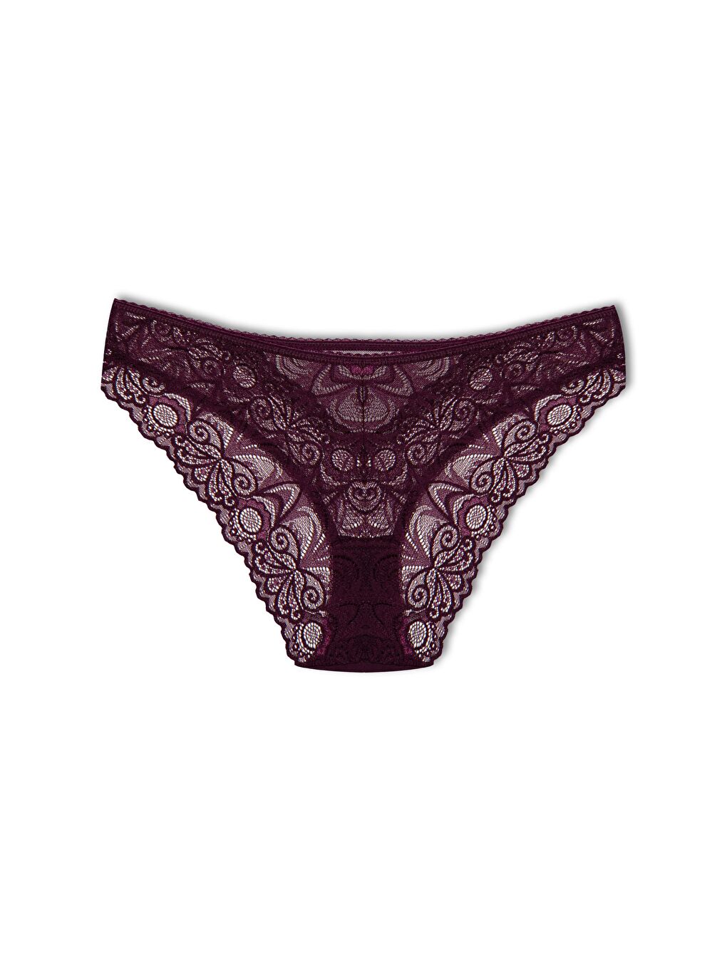 Mor Dantelli Kadın Slip Külot-1