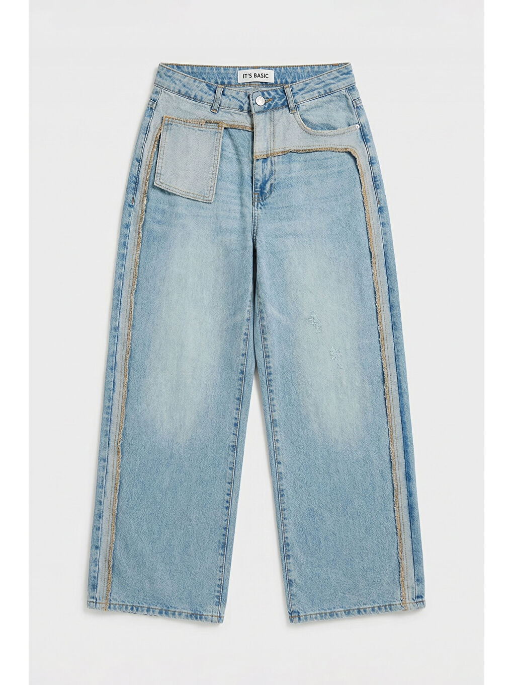 Mavi Kadın T.Kot Rengi 12s6-32 Süper Baggy Fit Özel Tasarım Denim Jean-5