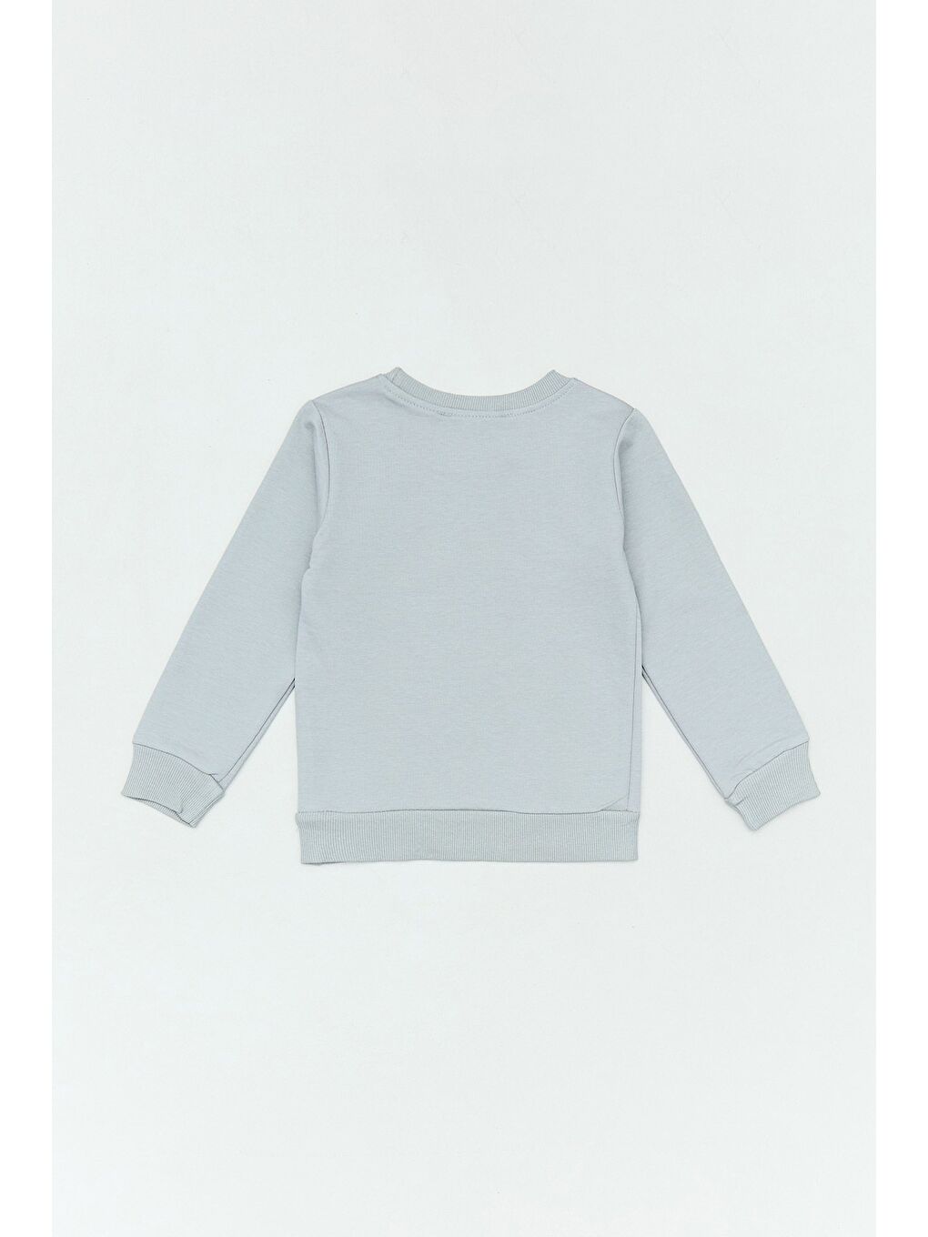 Gri Scream Yazı Baskılı Erkek Çocuk Sweatshirt-1