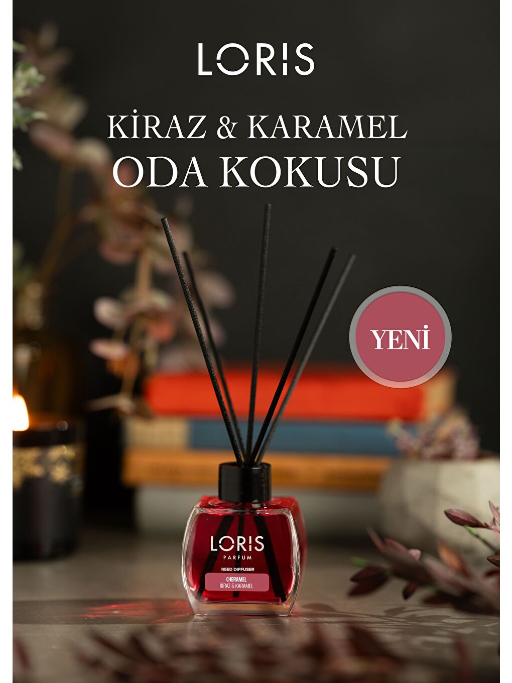 Renksiz Kiraz Karamel (Cheramel) Oda Kokusu 120 ML-1