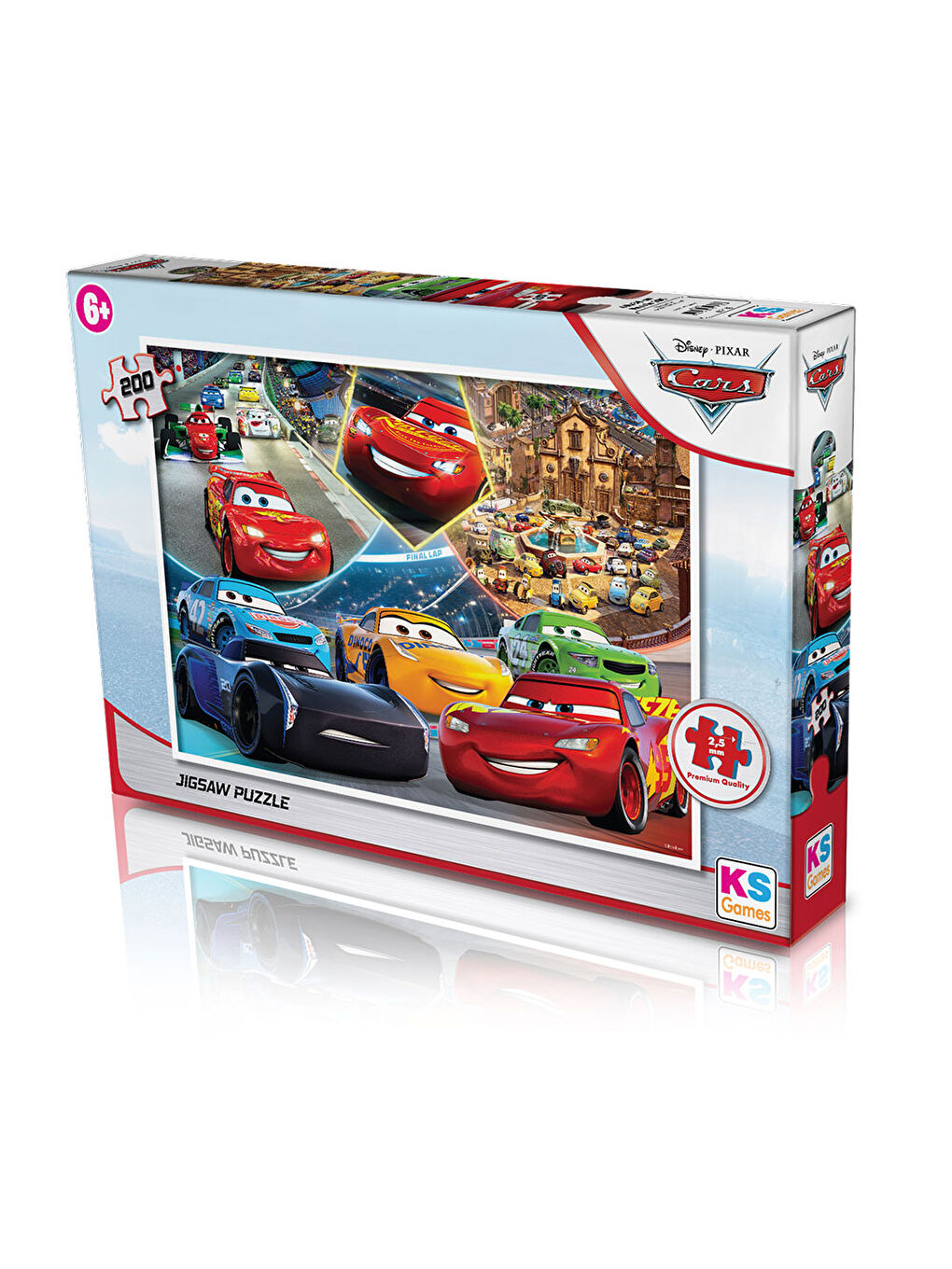 KS GAMES Renksiz Cars Puzzle 200 Parça Cr113