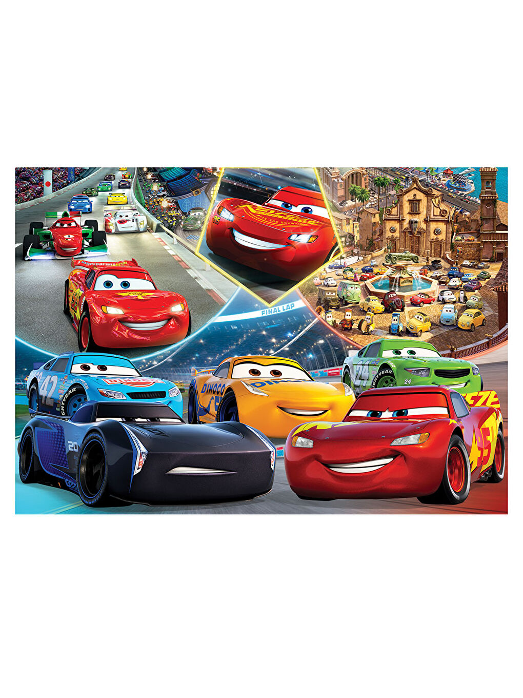 KS GAMES Renksiz Cars Puzzle 200 Parça Cr113 - 1