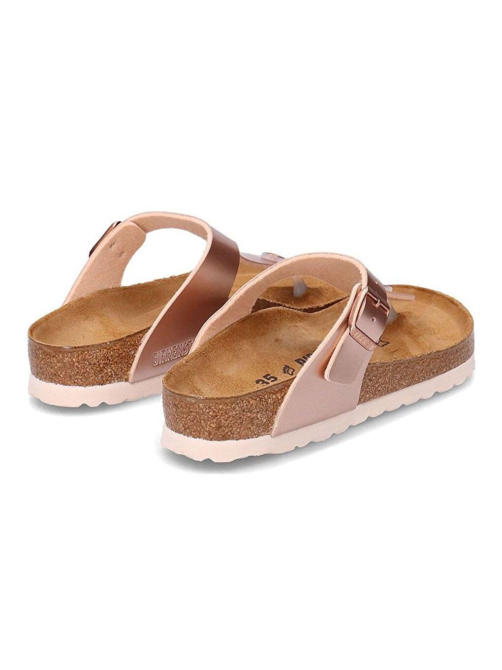 Gri Gizeh Bf Kadın Metalik Terlik-3