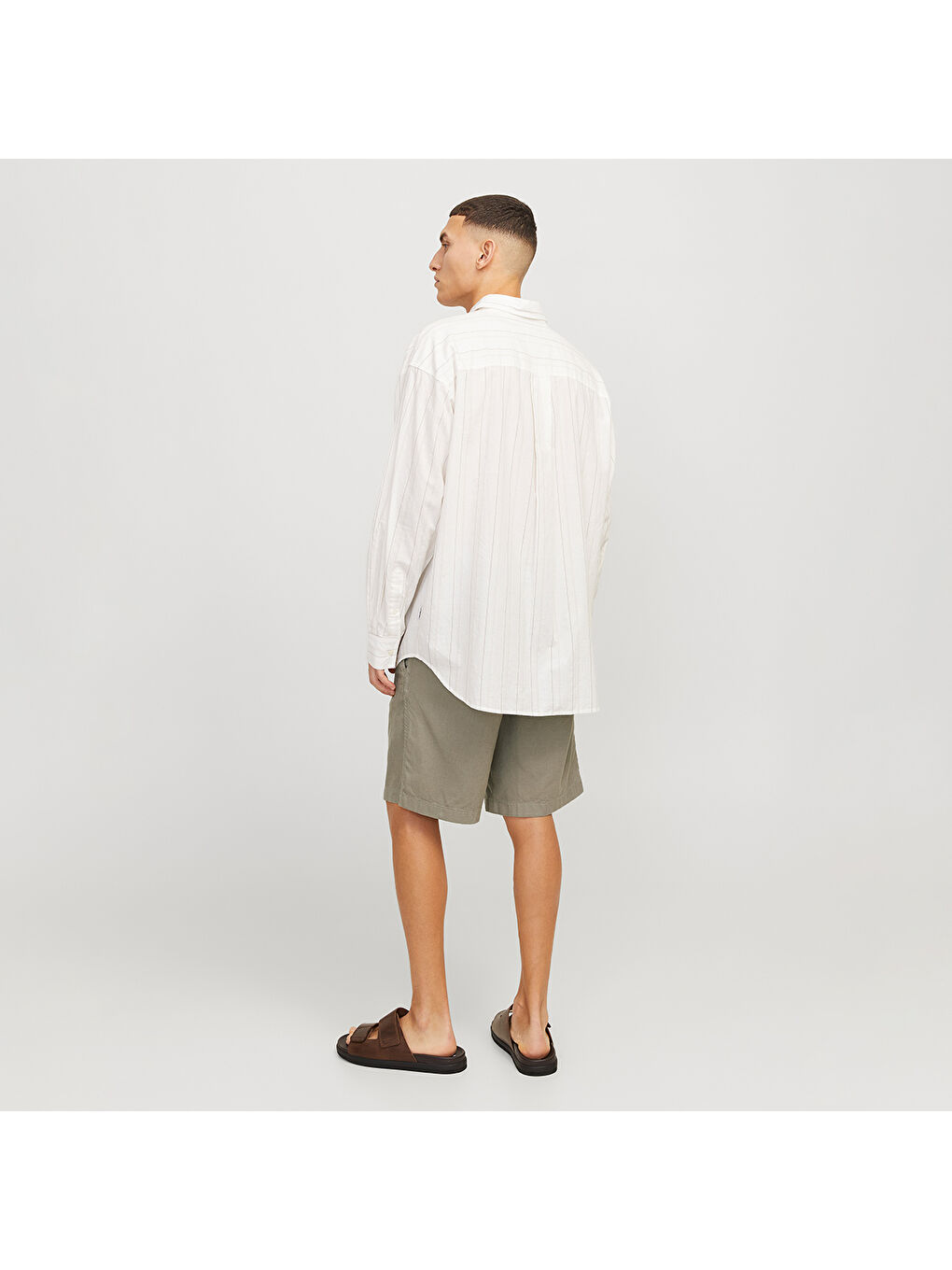 Jaiden Campaign Hybrid Bondi Erkek Haki Şort-1