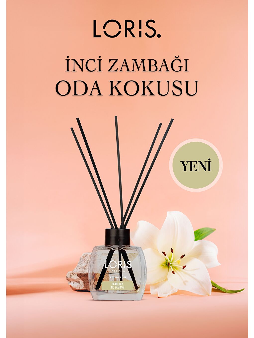 Renksiz İnci Zambağı Çubuklu Oda Kokusu 120 ML-2