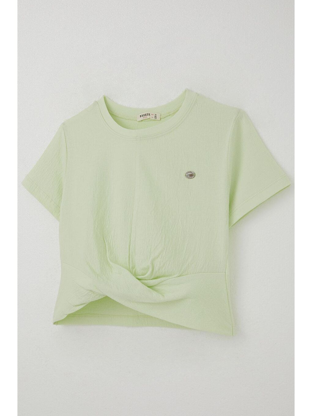 Turkuaz Kız Çocuk Tişört Armalı Su Yeşili (9-16 Yaş)-2