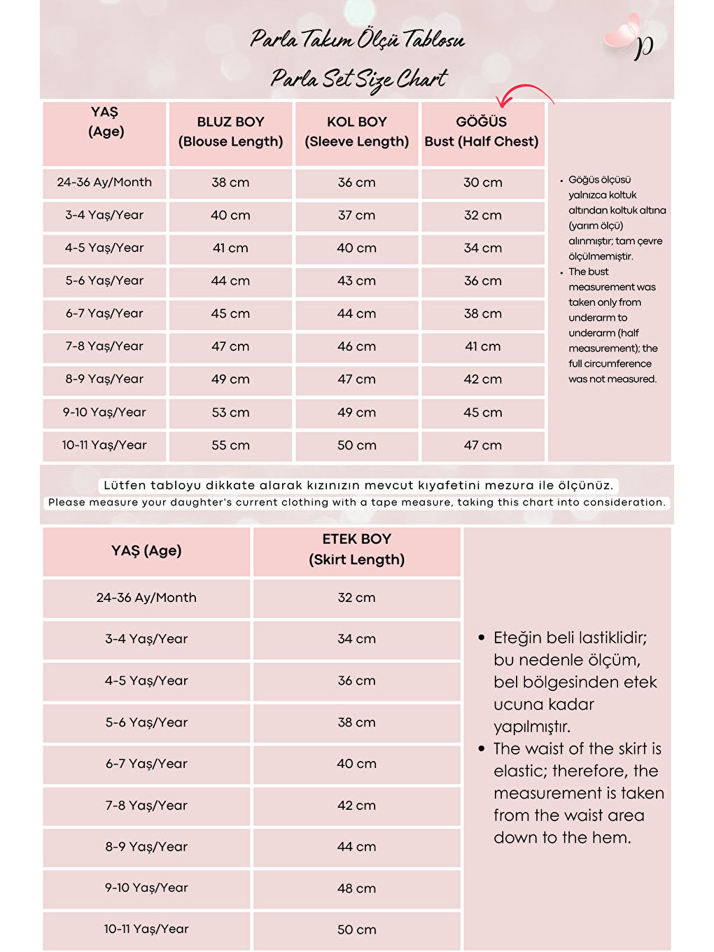 Siyah Kız Çocuk Etek ve Bluz Takım-2