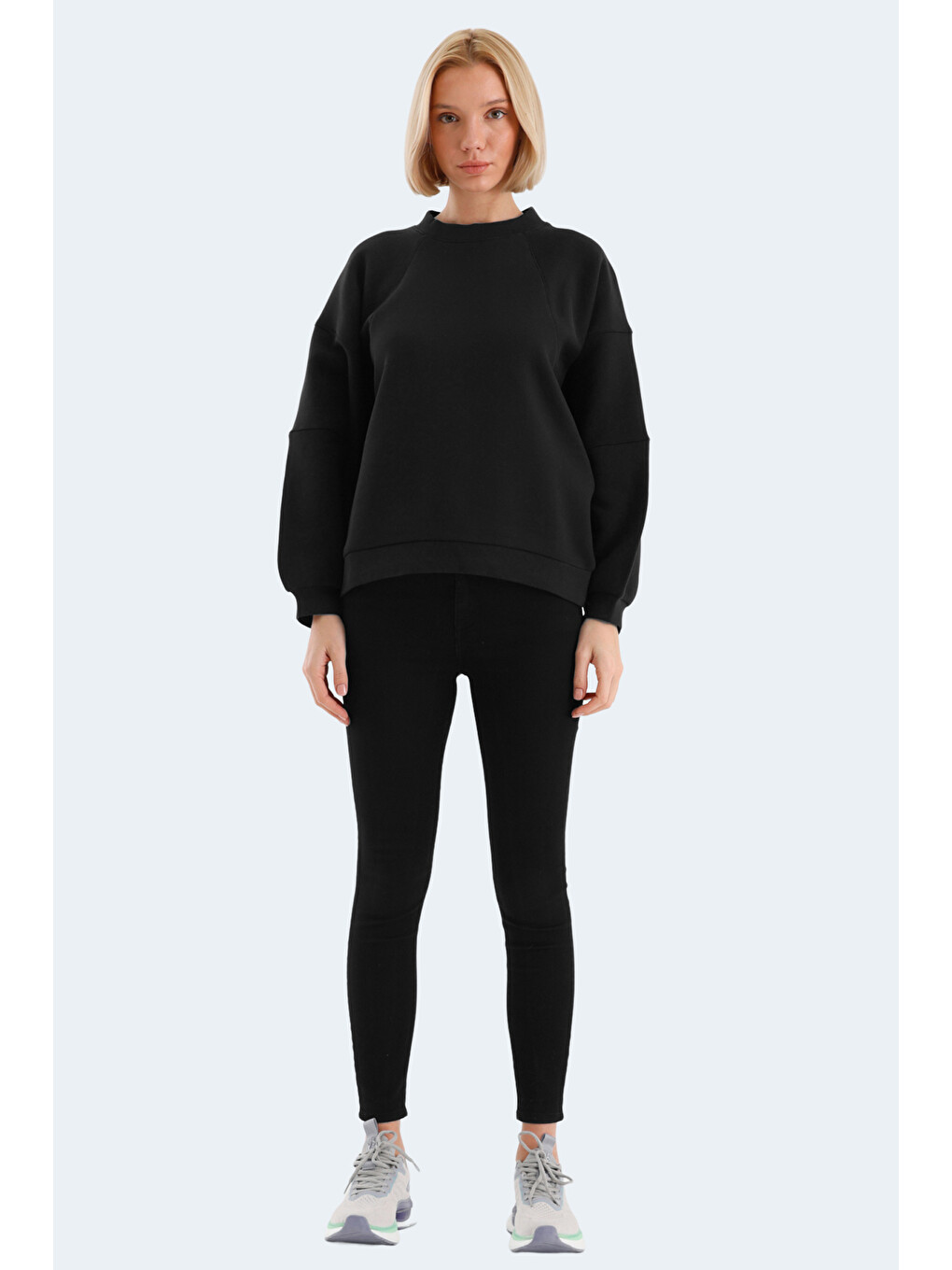 Karışık VIA 3 LÜ SET Kadın Oversıze  Sweatshırt-7