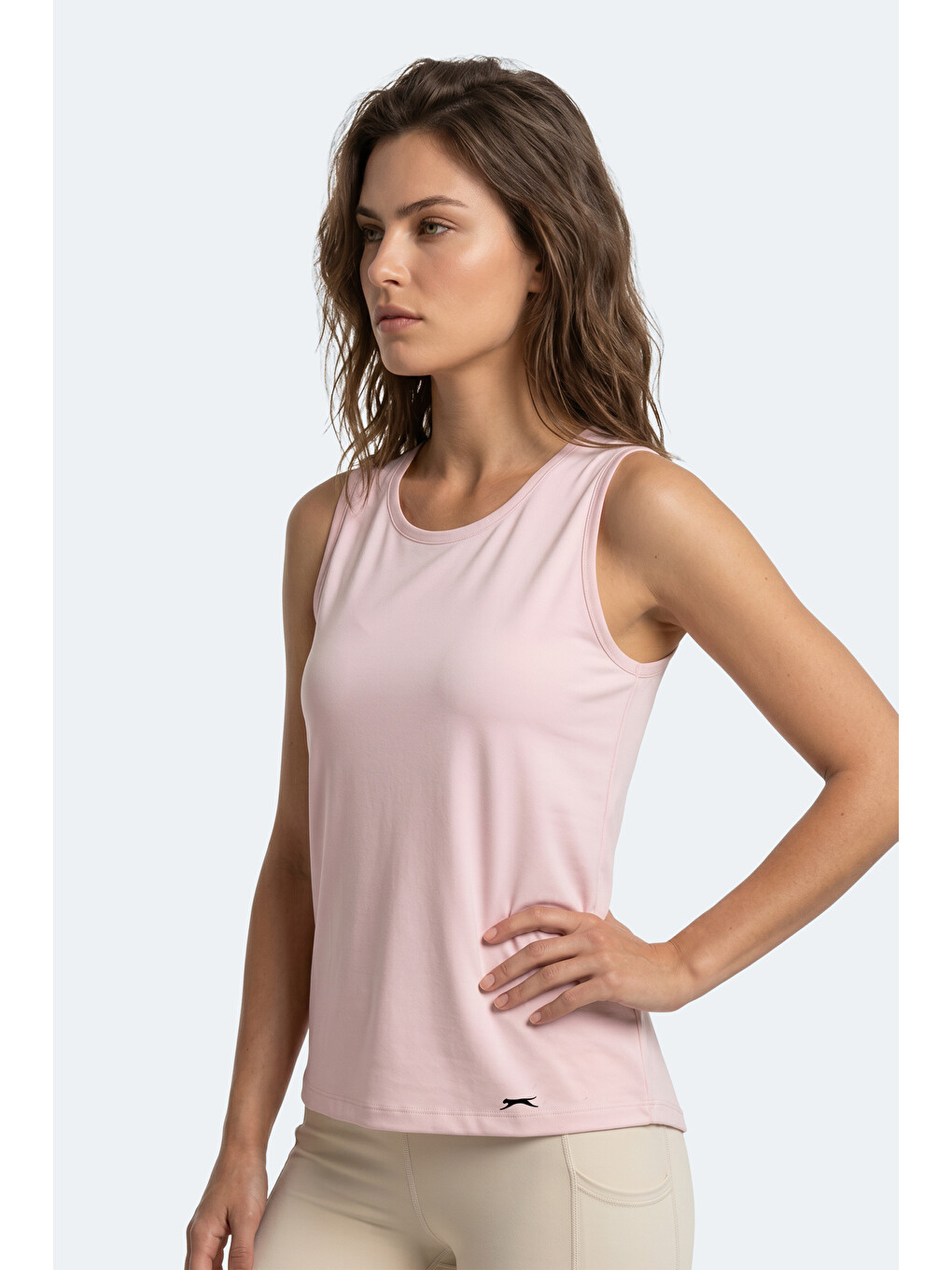 KUNDE Kadın Kolsuz Açık Pembe Atlet-5