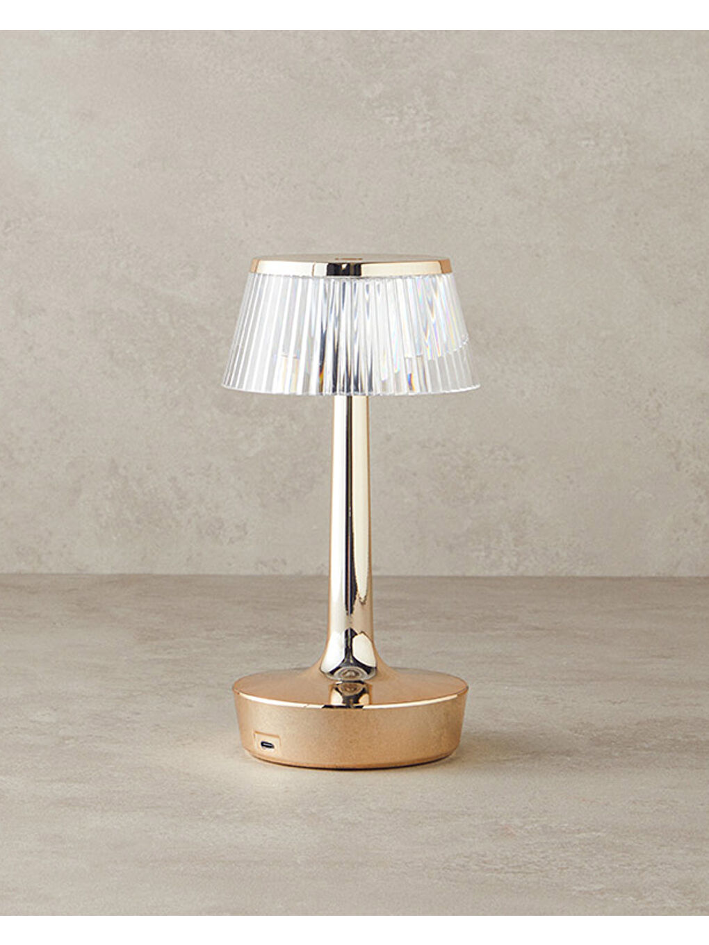 Sarı Stacy Akrilik Dekoratif Aydınlatma Gold